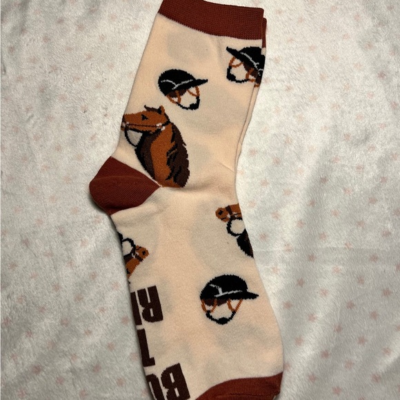 Horse Patterned Socks  - Born to Ride - Picture 4 of 4